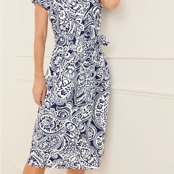 Talbots Poplin Shirt Dress - Picture 2 of 8